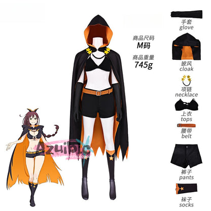Azuiblc　リゼロ 　 シャウラ 　コスプレ衣装　ケープ　Re:ゼロから始める異世界生活　ハロウィン舞台服　仮装