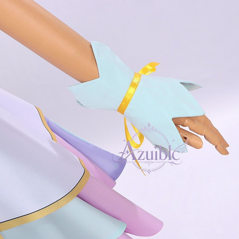 Azuiblc 名探偵プリキュア 森亜るるか 光Ver. コスプレ衣装｜プリント簡易版