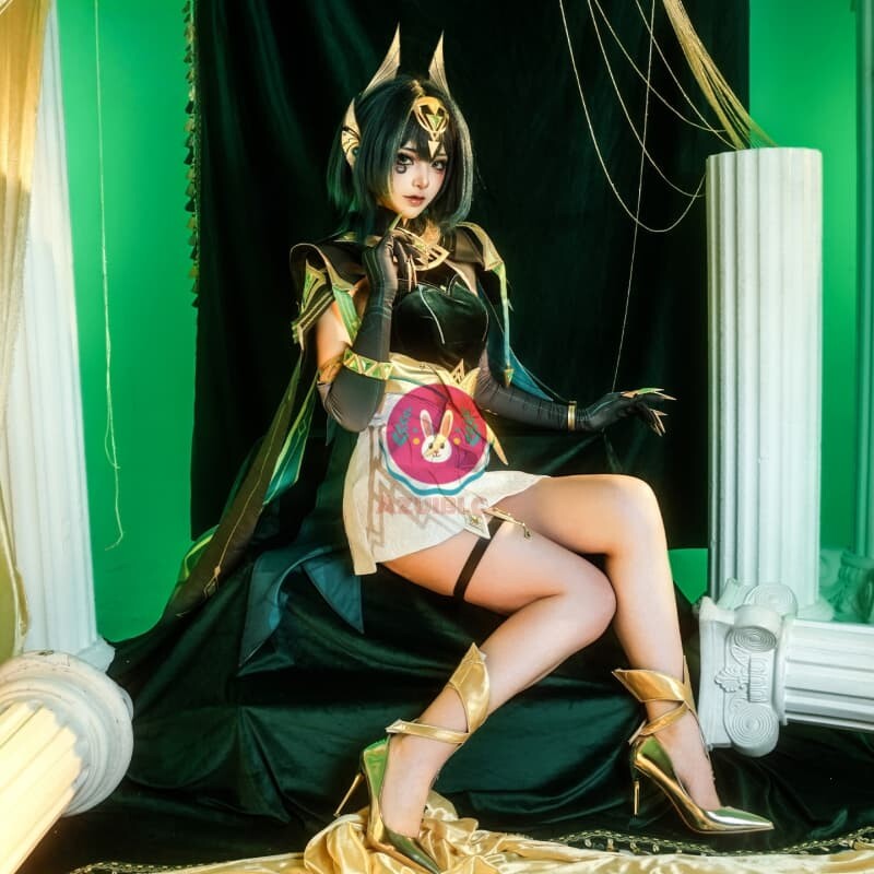 Azuiblc 原神 ネフェル コスプレ衣装 コスチュームセット グッズ おしゃれ アニメ cosplay - Azuiblc