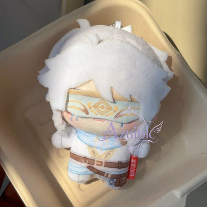 Azuiblc Identity V 第五人格 占い師 イライ・クラーク Eli Clark 10cm ぬいぐるみ｜ホワイトVer.・アイマスク付き