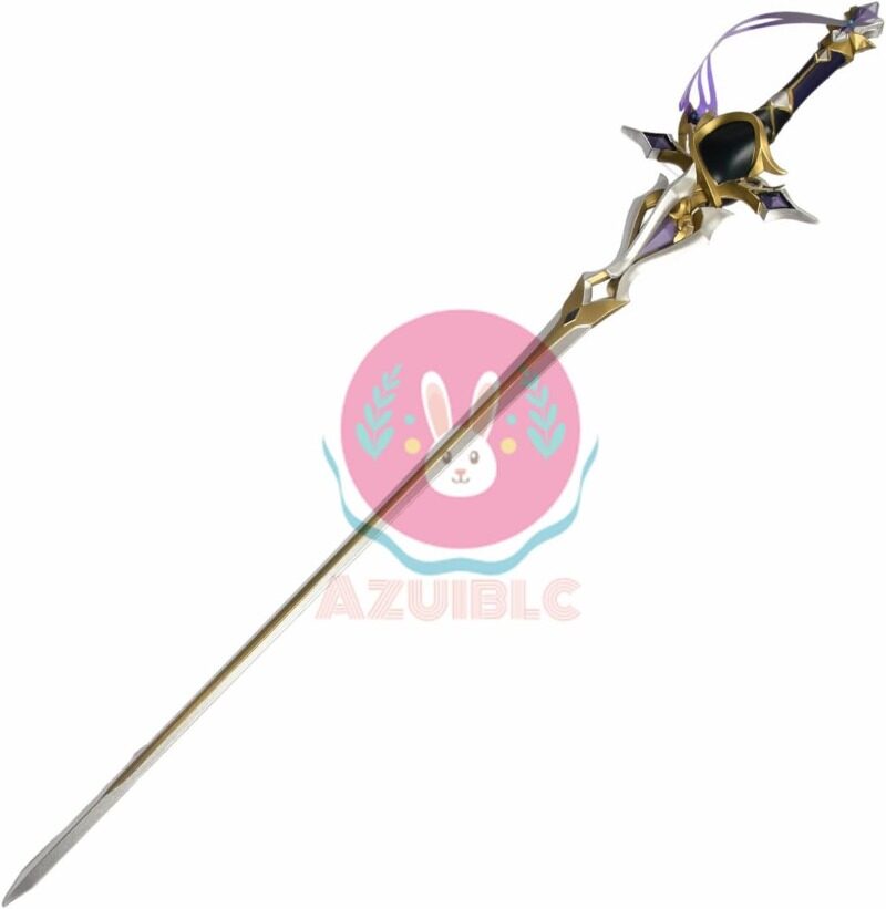 Azuiblc 原神  静水流転の輝き 片手剣 フリーナ 水神 100CM 武器 PU製 剣 刀 武器 コスプレ道具 Cosplay 道具 コスプレグッズ コレクション グッズ コスプレ小物 cosplayAzd19 - Azuiblc