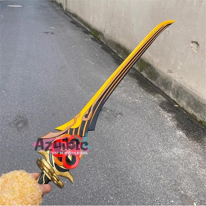 Azuiblc 原神 有楽御簾切 千織 片手剣  106CM 武器 PU製 剣 刀 武器 コスプレ道具  コスプレ小物 cosplayAzd19 - Azuiblc