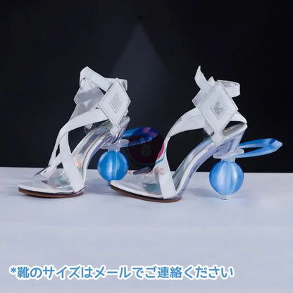 AZUIBLC 原神 少女 コロンビーナ コスプレ コスプレ衣装 クータル 月の少女 ファデュイ執行官 コスチュームセット Azuiblc