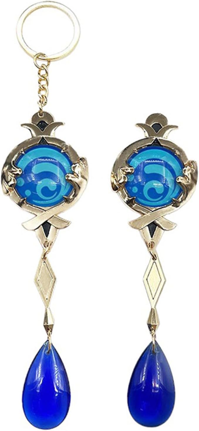 azuiblc 原神　 スカラマシュ 放浪者 神の目 　キーホルダー風 散兵 グッズ 合金 キーチェーン 観賞用 コスプレ 道具 小物 おしゃれ 人気 誕生日プレゼント ミニチュア インテリアAzd21 - Azuiblc