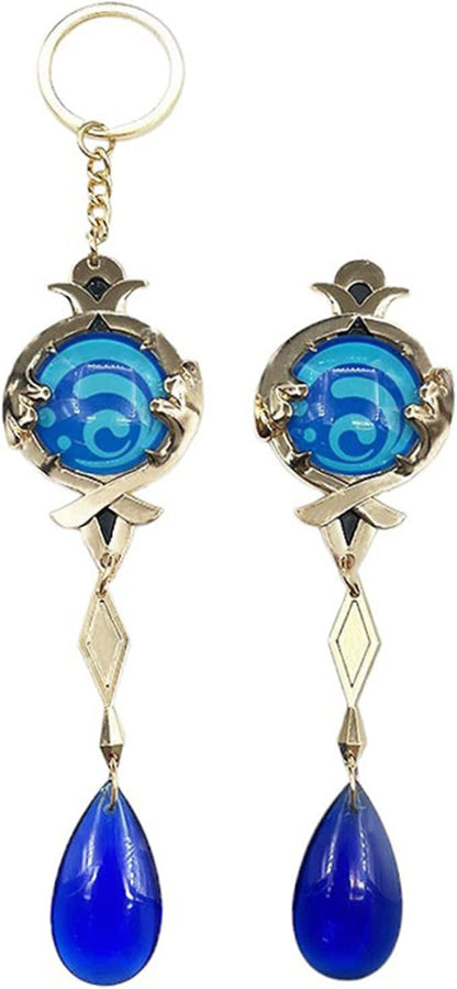 azuiblc 原神　 スカラマシュ 放浪者 神の目 　キーホルダー風 散兵 グッズ 合金 キーチェーン 観賞用 コスプレ 道具 小物 おしゃれ 人気 誕生日プレゼント ミニチュア インテリアAzd21 - Azuiblc