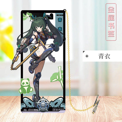 Azuiblc ゼンレスゾーンゼロ 栞　ビビアン　トリガー　0号アンビー　金属製　お礼　邪兎屋　おもちゃ　ゼンゼロ／ZZZ　萌えグッズ - Azuiblc