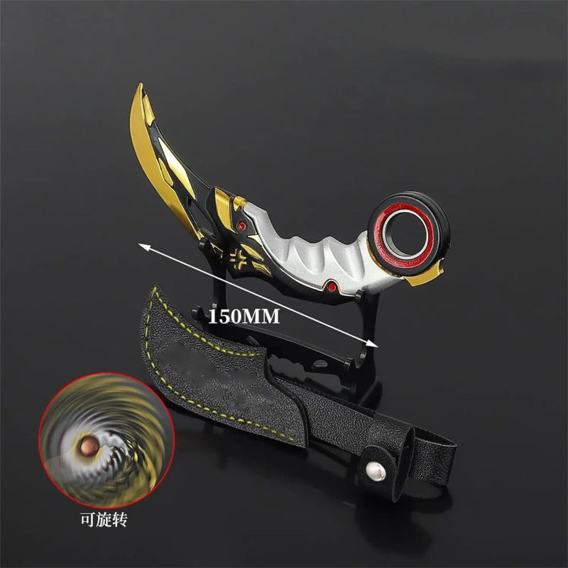 Azuiblc　VALORANT　プライム2.0 カラムビット　ミニチュア  16cm レプリカコレクション合金 インテリア装備品 ユニーク - Azuiblc