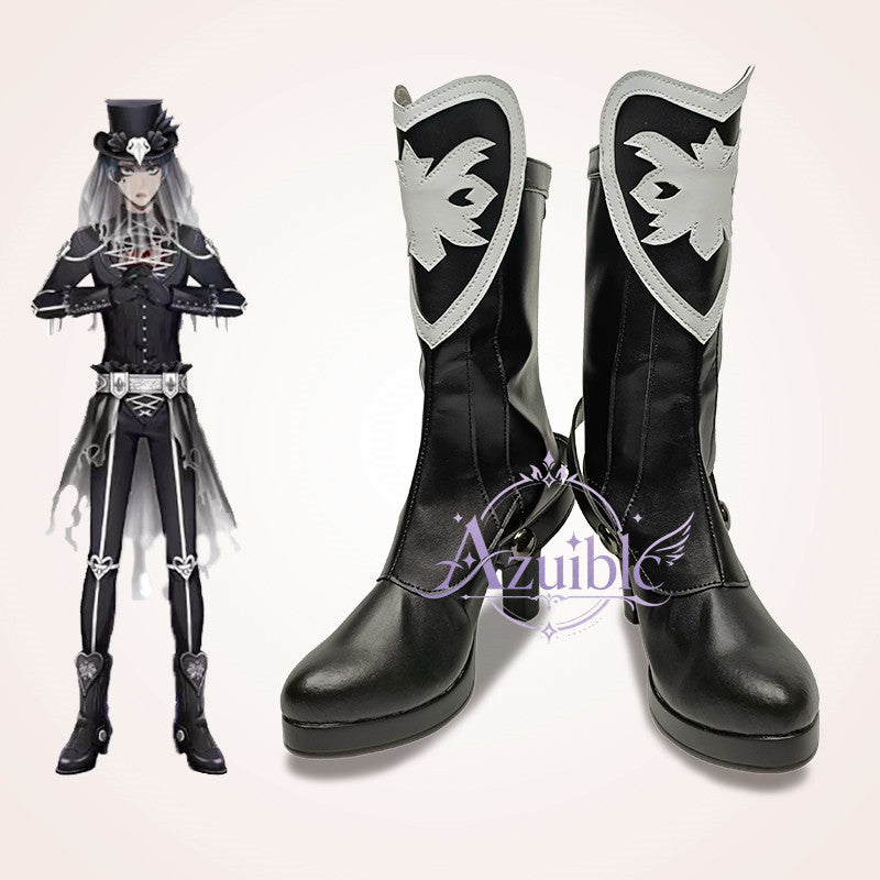 Azuiblc ツイステ Cater Diamond・Deuce Spade コスプレ靴｜ハロウィン 厚底 オーダーメイド
