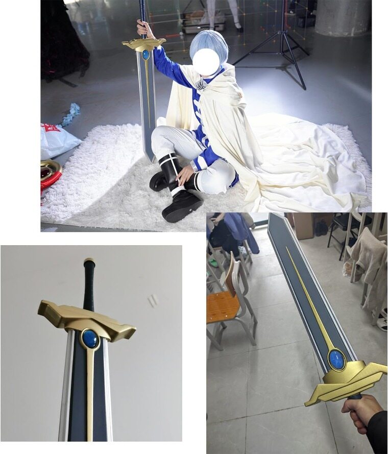 Azuiblc　葬送のフリーレン　シュタルク　フリーレン 　フェルン 　コスプレ道具  斧 161CM 武器 PU製 3パーツ分ける 剣 刀 武器 戦士 Cosplay 道具 コスプレ コレクション　 - Azuiblc