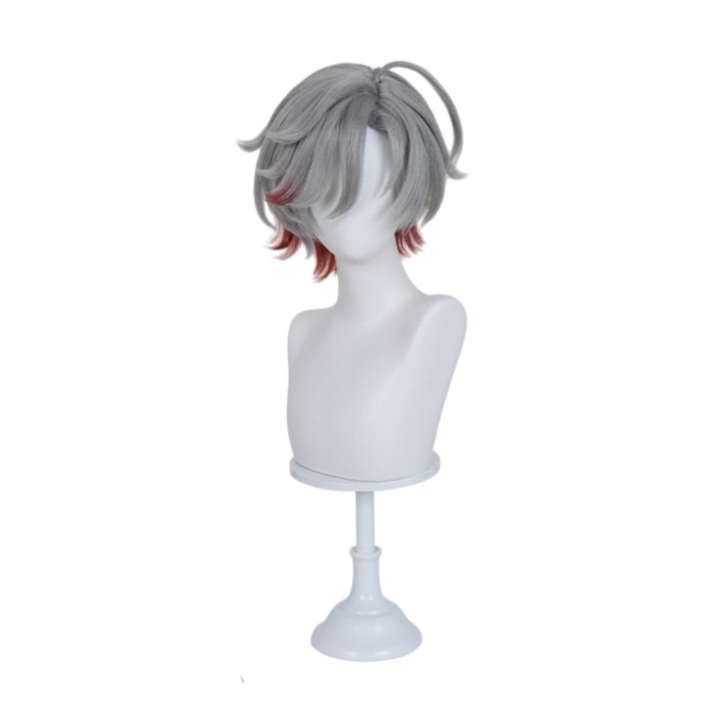 【Azuiblc】原神 リンネア コスプレ ウィッグ ピンク 水色 グラデーション ハーフツイン ネット付き 耐熱 かつら 鬘 コスプレ道具 小物