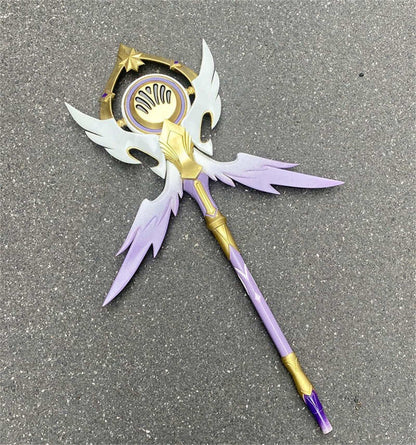 【Azuiblc】崩壊スターレイル ロビンのマイクロフォン　コスプレ道具　150CM 武器 PU製 3パーツ分ける マイクロホン台 - Azuiblc