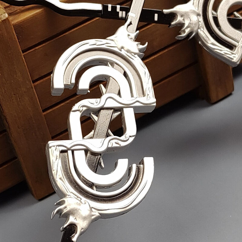 Azuiblc アークナイツ 明日方舟 インドラ ラップランド ミニチュア　武器モデルダイキャスト製　武器レプリカ　アクセサリー - Azuiblc