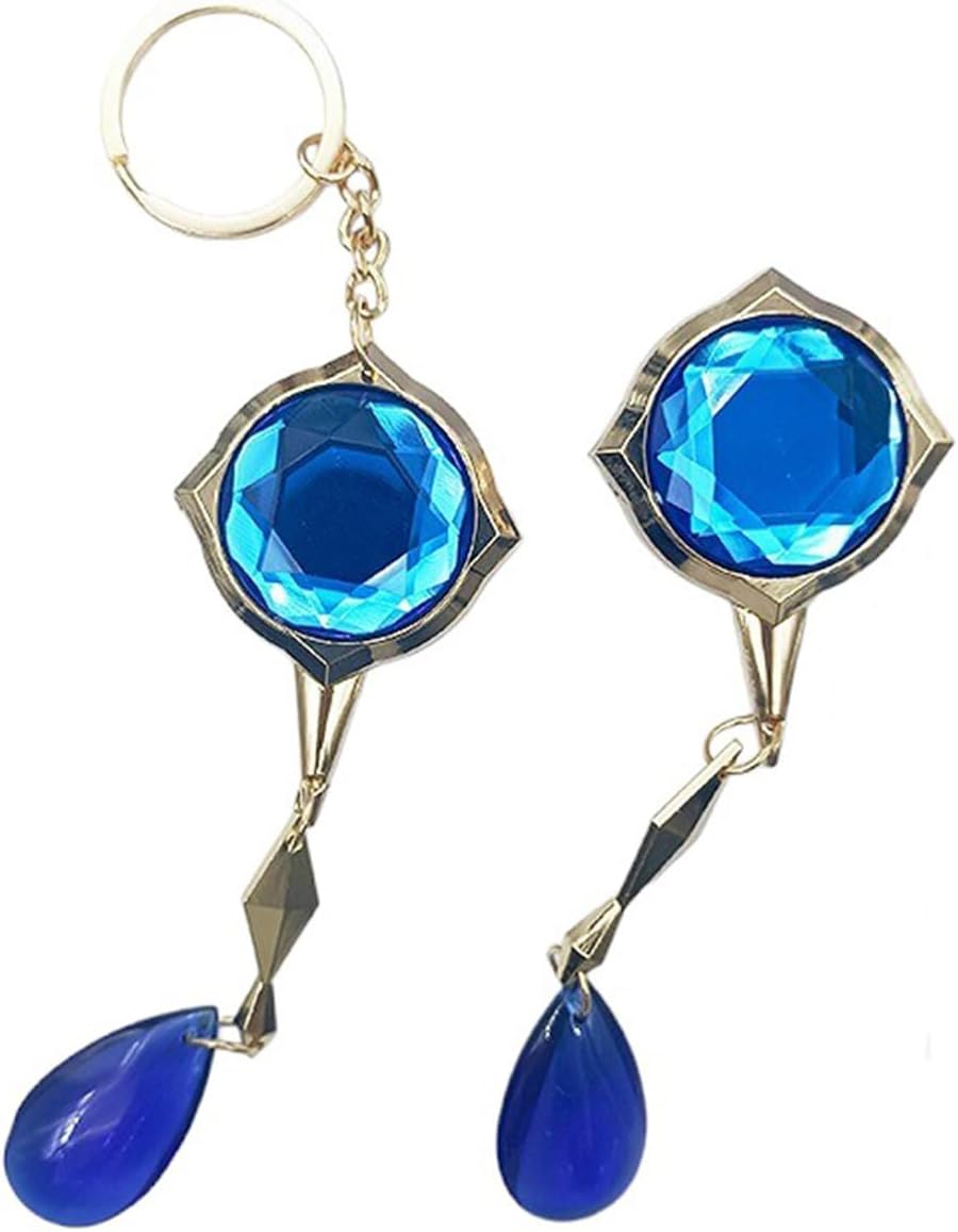 azuiblc 原神　 スカラマシュ 放浪者 神の目 　キーホルダー風 散兵 グッズ 合金 キーチェーン 観賞用 コスプレ 道具 小物 おしゃれ 人気 誕生日プレゼント ミニチュア インテリアAzd21 - Azuiblc