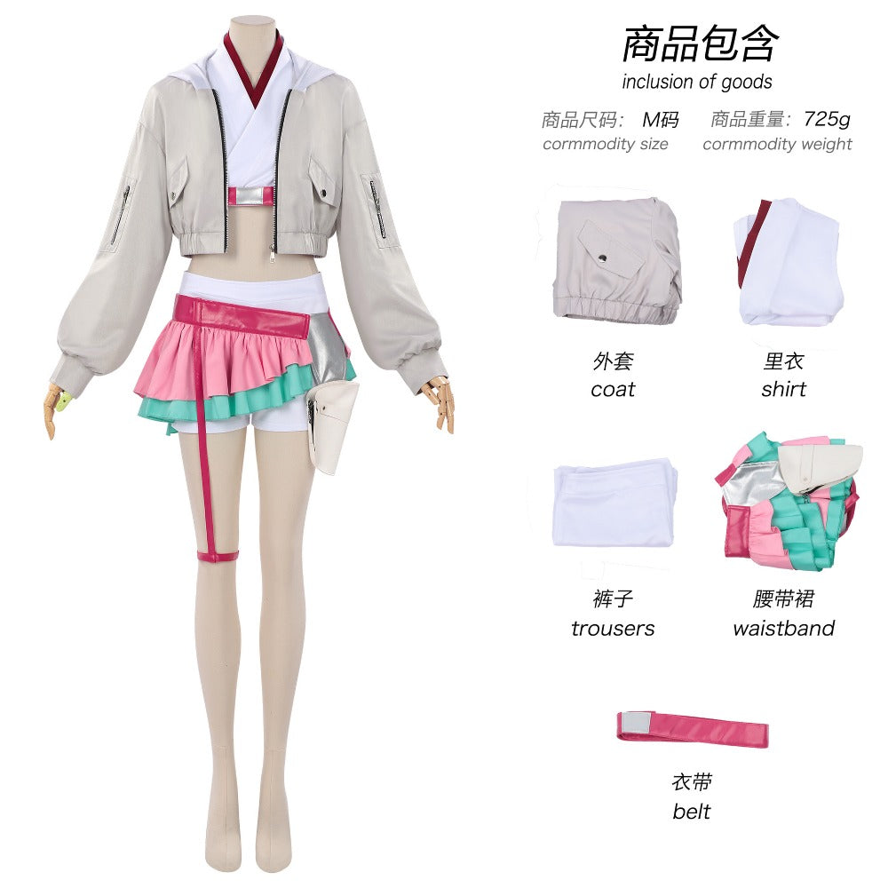 Azuiblc 超かぐや姫 綾紬芦花　コスプレ衣装　 あやつむぎろか　コスチューム　演出服　舞台服 フルセット