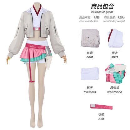 Azuiblc 超かぐや姫 綾紬芦花　コスプレ衣装　 あやつむぎろか　コスチューム　演出服　舞台服 フルセット