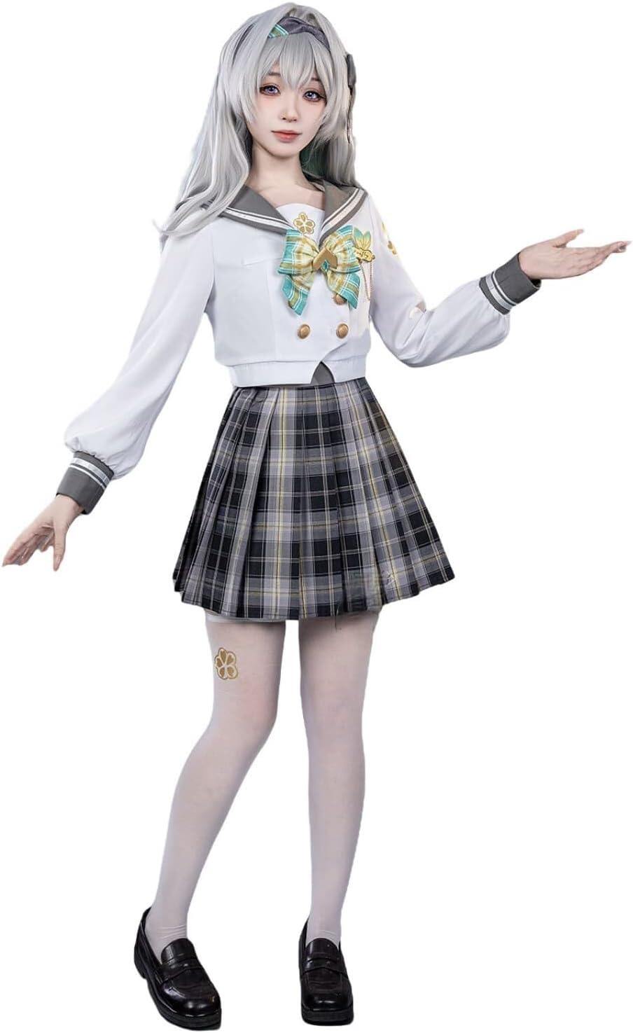 Azuiblc　崩壊 スターレイル ホタル 春の贈り物 セーラー服 コスプレ衣装 JK 可愛い コスチューム コスプレ グッズ おしゃれ アニメ cosplay - Azuiblc