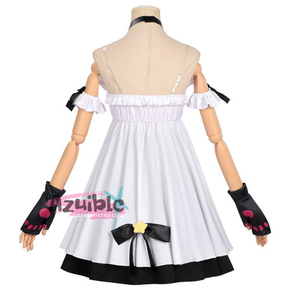 Azuiblc　NTE ナナリ ネバエバ  猛虎  コスプレ衣装　ドレス　帽子＋手袋付　ワンピース　ハロウィン　舞台服