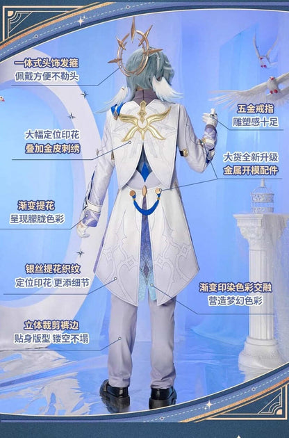 Azuiblc 崩壊スターレイル黄泉 よみ 赤  コスプレ衣装 コスチュームセット 金属アクセサリー グッズ タトゥーシール  おしゃれ アニメ cosplay 変装 仮装 撮影 祭り ハロウィン クリスマス イベント - Azuiblc