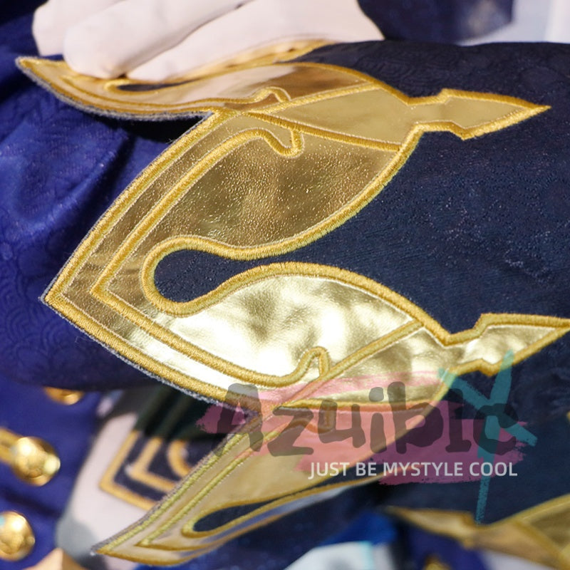Azuiblc 原神 フリーナ 　コスプレ衣装 3D樹脂アクセサリー付属 衆の水の頌歌　アジア女性体型に最適化 最短12日発送` - Azuiblc