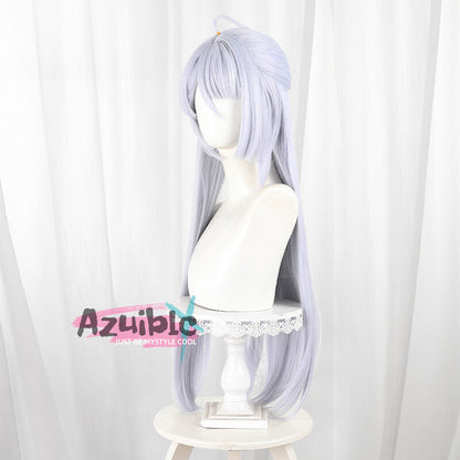 Azuiblc　ゼンレスゾーンゼロ イーシェン ウィッグ　80cm　儀玄　カツラ　コスプレAzｗ01 - Azuiblc