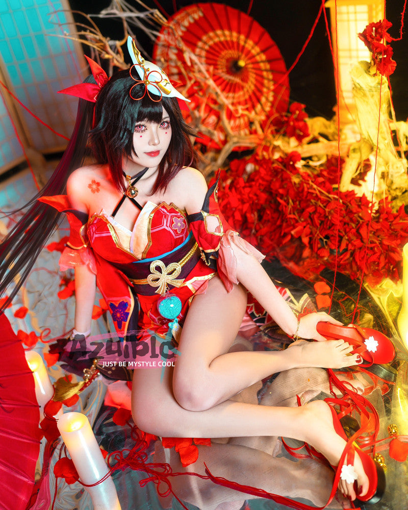 Azuiblc　崩壊スターレイル　花火 サンダル　コスプレ道具　下駄　イベントハロウィン