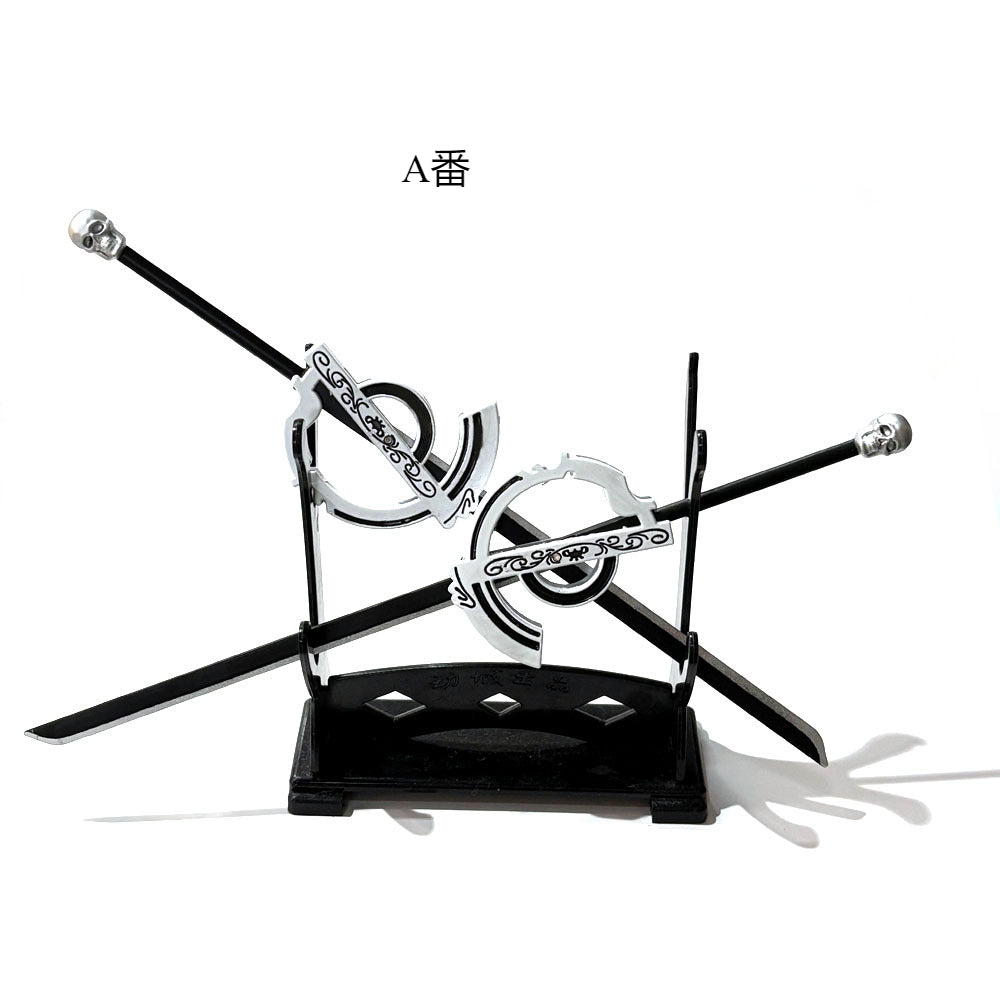 Azuiblc アークナイツ 明日方舟 インドラ ラップランド ミニチュア　武器モデルダイキャスト製　武器レプリカ　アクセサリー - Azuiblc