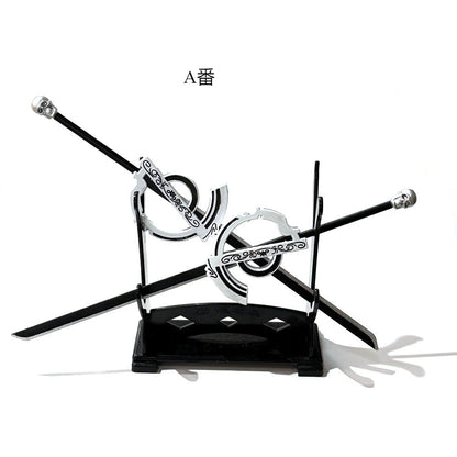 Azuiblc アークナイツ 明日方舟 インドラ ラップランド ミニチュア　武器モデルダイキャスト製　武器レプリカ　アクセサリー - Azuiblc