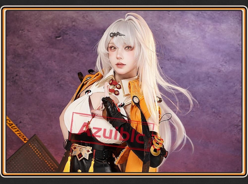 Azuiblc ゼンレスゾーンゼロ　儀玄　師匠　 Yixuan　コスプレ衣装　cosplay　イベント　人工革　シューズカバー付　Azy002 - Azuiblc