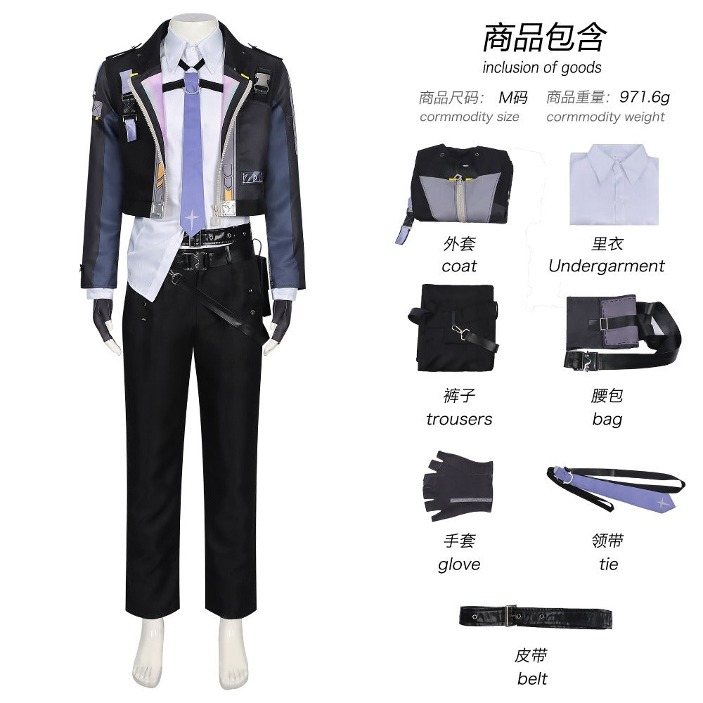 Azuiblc　NTE 潯（ほとり） 　 異能者・零  　 ナナリ 　コスプレ衣装　イベント　Neverness to Everness　仮装　プリント　ハロウィン　舞台服