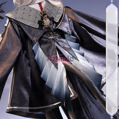 Azuiblc　鳴潮　ザンニー　コスプレ　金属パーツ　人工革生地　角付き　Wuthering Waves　Zani　ハロウィン　