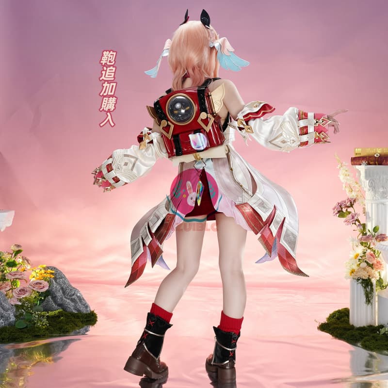 原神 リンネア コスプレ衣装 完全セット（翼飾り+図鑑付き）｜高品質