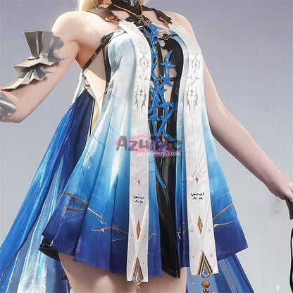 Azuiblc　鳴潮　カルテジア　コスプレ　髪飾り　肩甲+金属パーツ付き　Cartethyia　フルールドリス　コスチューム　ハロウィン