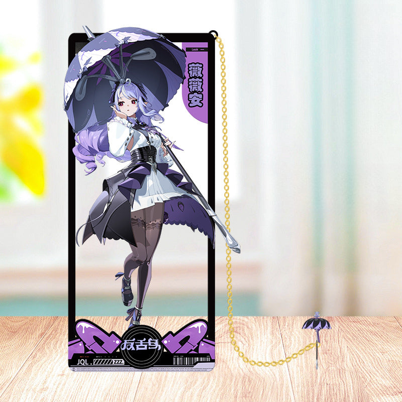 Azuiblc ゼンレスゾーンゼロ 栞 ビビアン トリガー 0号アンビー 金属製