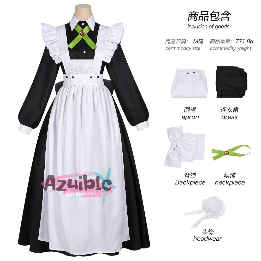 Azuiblc　聖女？ヒロイン？いいえ、オールワークスメイドです 　 セレスティ・マクマーデン 　メロディ・ウェーブ　メイド服　コスチューム　コスプレ