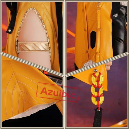 Azuiblc ゼンレスゾーンゼロ　儀玄　師匠　 Yixuan　コスプレ衣装　cosplay　イベント　人工革　シューズカバー付　Azy002 - Azuiblc