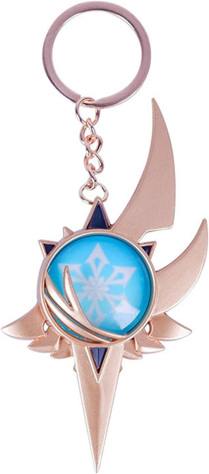 azuiblc 原神　 スカラマシュ 放浪者 神の目 　キーホルダー風 散兵 グッズ 合金 キーチェーン 観賞用 コスプレ 道具 小物 おしゃれ 人気 誕生日プレゼント ミニチュア インテリアAzd21 - Azuiblc