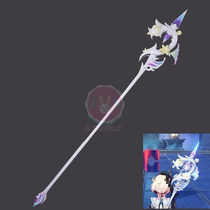Azuiblc 原神 げんしん ルミドゥースの挽歌 光る 槍 エミリエ PVC製 刀 長柄 モチーフ 武器 コスプレ道具 Cosplay 道具 190cm グッズ コスプレ小物 アニメ - Azuiblc