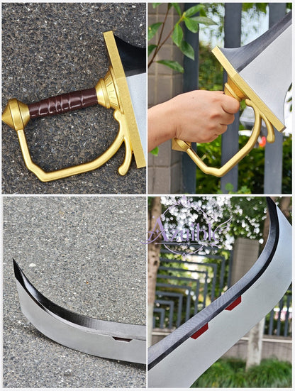 Azuiblc 無職転生 エリス コスプレ道具 剣 ソード　6cm　PU製　｜狂犬エリス・ボレアス・グレイラット 武器 小道具 撮影用