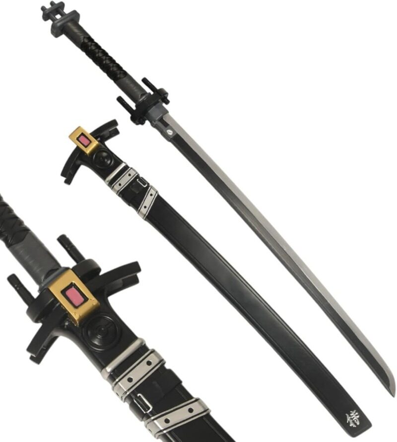 Azuiblc ゼンゼロ 星見雅 コスプレ 日本刀 113CM 鞘付き 武器 PU製 剣
