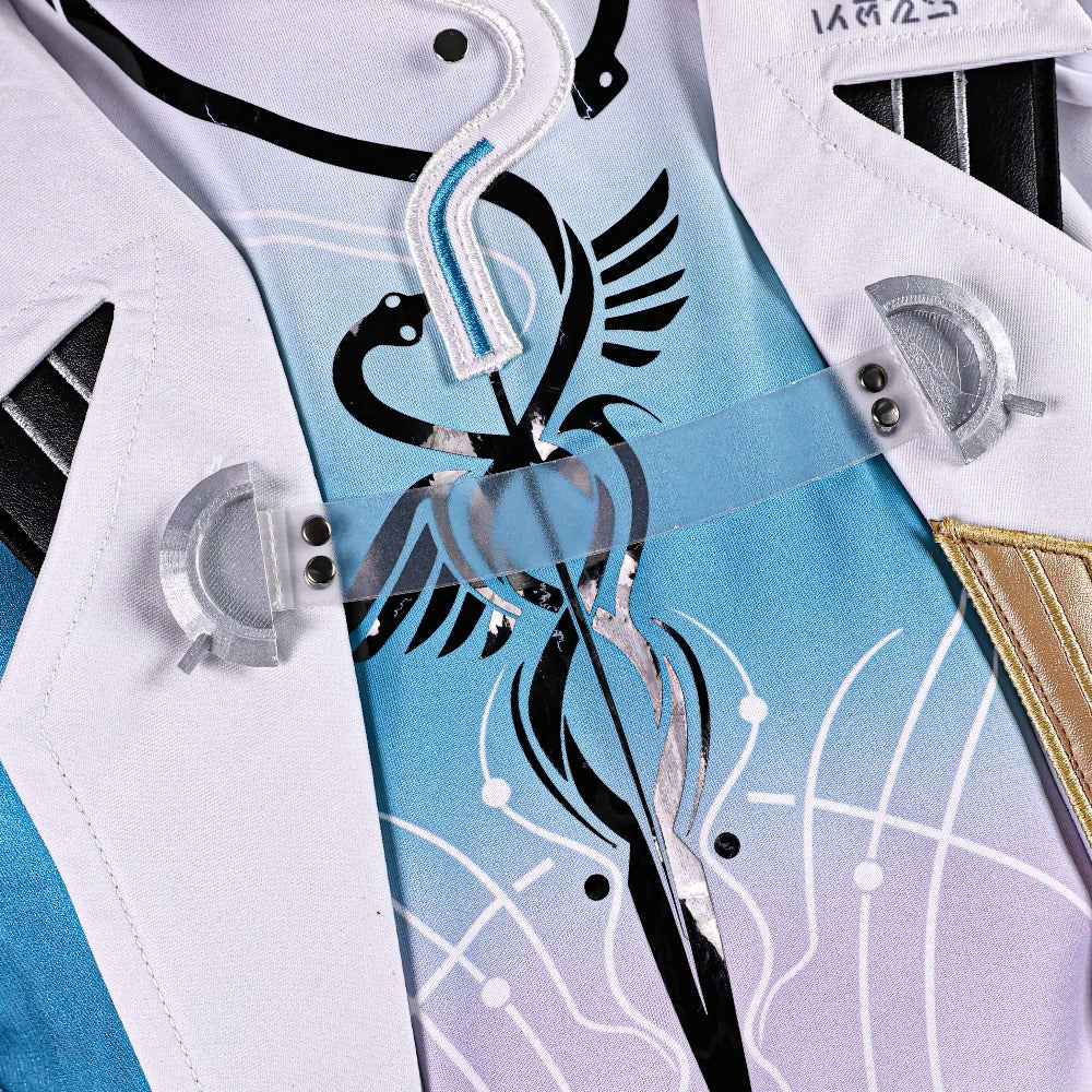 Azuiblc 鳴潮 リューク・ヘルセン コスプレ　仮装　舞台服　３d樹脂製パーツ　Luuk Herssen ウィッグ＋モチーフ武器追加対応