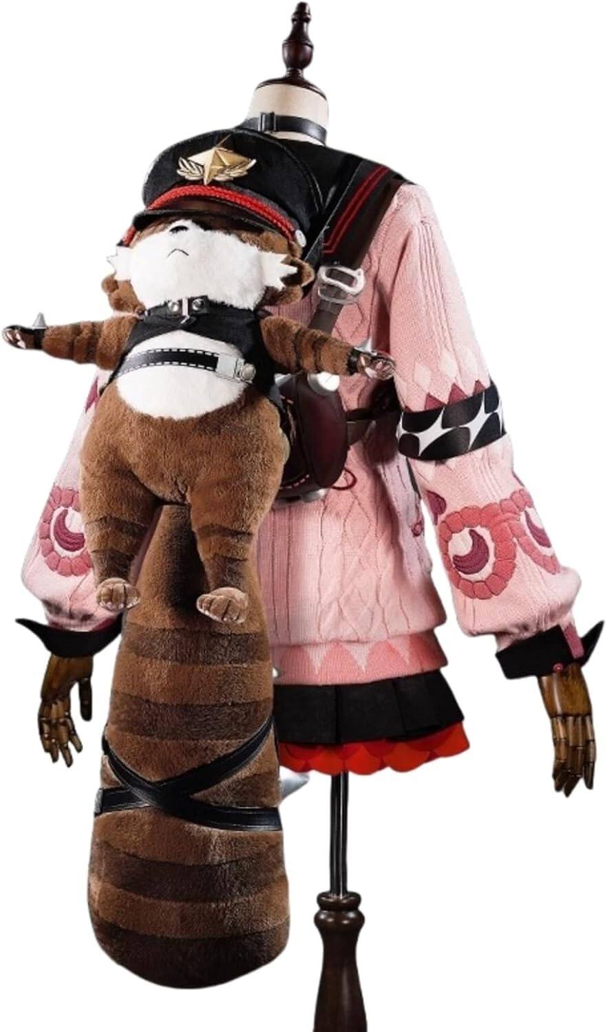 在庫は完売しました【Azuiblc】 ゼンゼロ コスプレ道具 浮波柚葉 カバン 鞄 狸 ペンダント付き コスプレ小物 通勤 日常 JK 可愛い Cosplay グッズ アニメ - Azuiblc