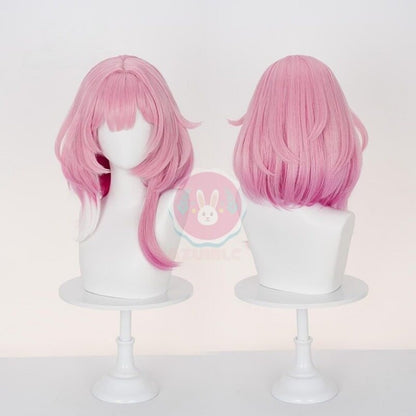 Azuiblc 崩壊スターレイル キュレネ サンデー コスプレ ファイノン ウィッグ ピンク 白 グラデーション ネット付き 耐熱 かつら 鬘 WIG  コスプレ道具 Azuiblc