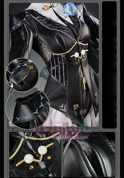 Azuiblc ゼンレスゾーンゼロ　 イーシェン　雲霞の行き着く処 ZZZ　YiXuan  コスプレ衣装　儀玄　墨まとう影の足跡 　新衣装　黒色　ゼンゼロ　コスプレ衣装　イベント　仮装　ハロウィン - Azuiblc