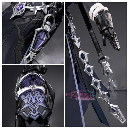 Azuiblc 原神　 Flins フリンズ　コスプレ衣装  ナドクライ　学園祭　イベント　ライトキーパー　ウィッグ+シューズ+武器追加可能　Halloween　cosplay - Azuiblc