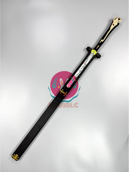 【Azuiblc】鳴潮 　仇遠　コスプレ武器　きゅうえん 迅刀 2つ割り コスプレ 武器 木製 110cm 刀 剣 唐風剣 瑝瓏 コスプレ道具 Cosplay