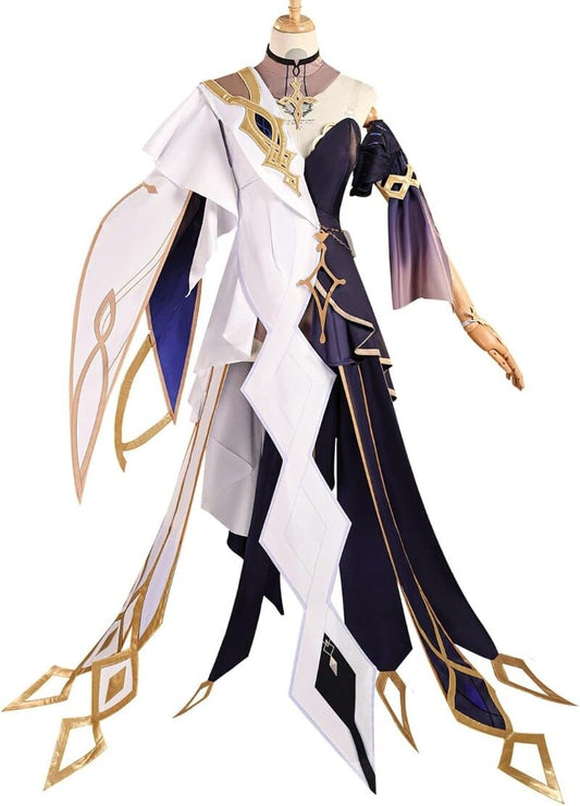 Azuiblc 原神 ナベリウス 生の執政 コスプレ衣装 コスプレ 黄金 レインドット コスチュームセット グッズ おしゃれ アニメ cosplay - Azuiblc