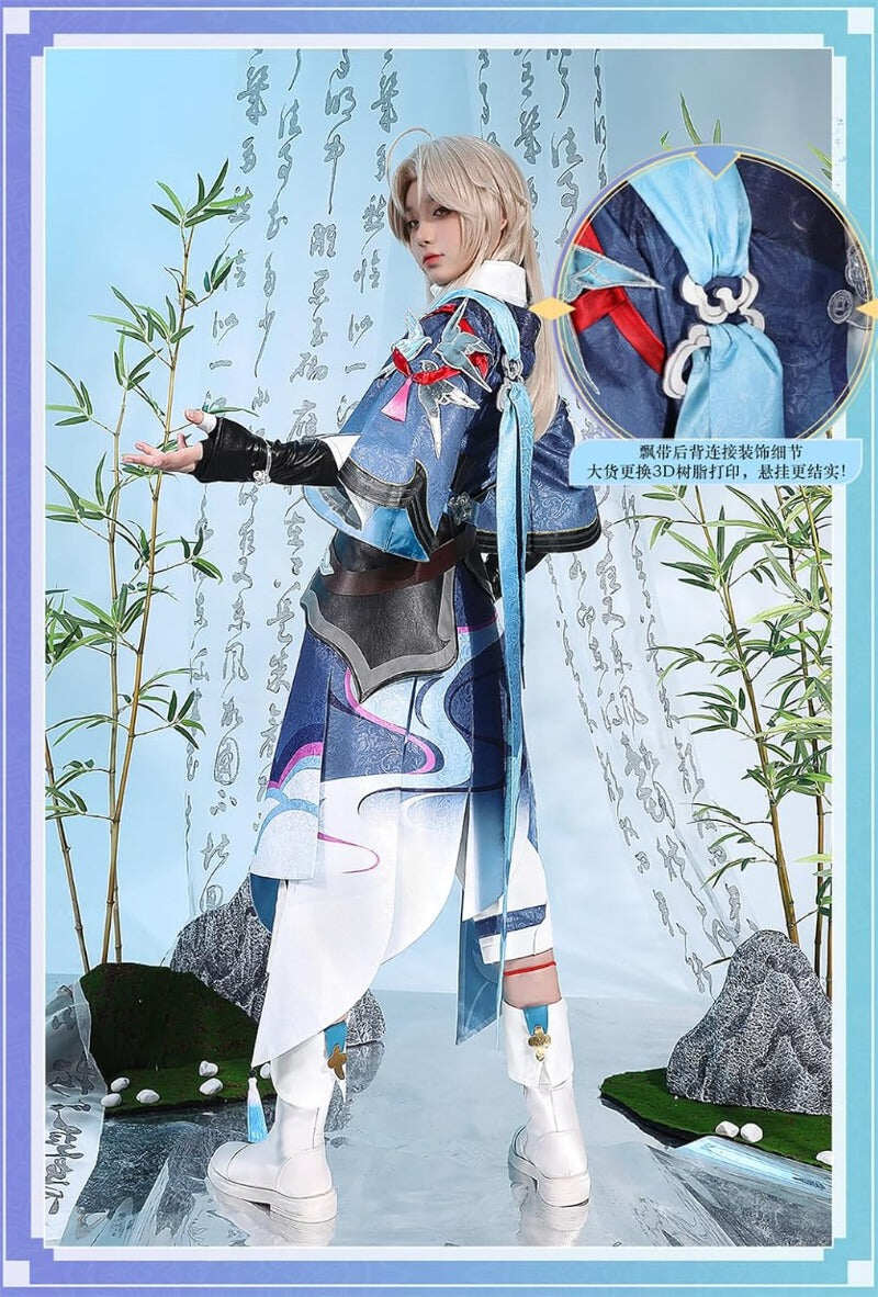 現物在庫限り。完売次第終了、再生産予定なし。Azuiblc　崩壊スターレイル 彦卿 コスプレ衣装 コスチュームセット 金属アクセサリー グッズ  cosplay 変装 - Azuiblc