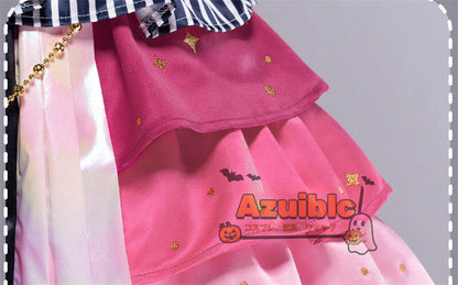 Azuiblc　プロジェクトセカイ 宵崎奏 コスプレ衣装　ワンピース　  MORE MORE JUMP よいさきかなで   25時、ナイトコードで　仮装　舞台服　演出服 - Azuiblc