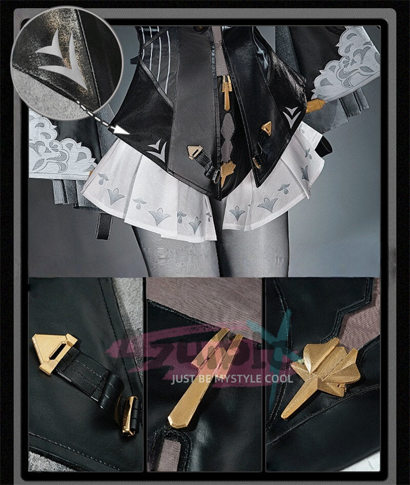 Azuiblc ゼンレスゾーンゼロ　 イーシェン　雲霞の行き着く処 ZZZ　YiXuan  コスプレ衣装　儀玄　墨まとう影の足跡 　新衣装　黒色　ゼンゼロ　コスプレ衣装　イベント　仮装　ハロウィン - Azuiblc