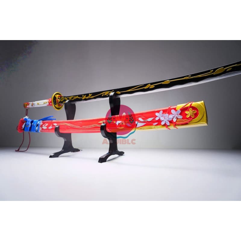 鳴潮 緋雪(ひゆき) 日本刀 コスプレ道具 130cm 鞘付き 太刀 PLA製 3D